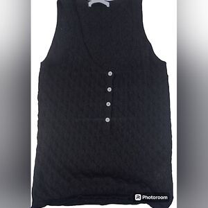 Zara Black Knit Top Size Small